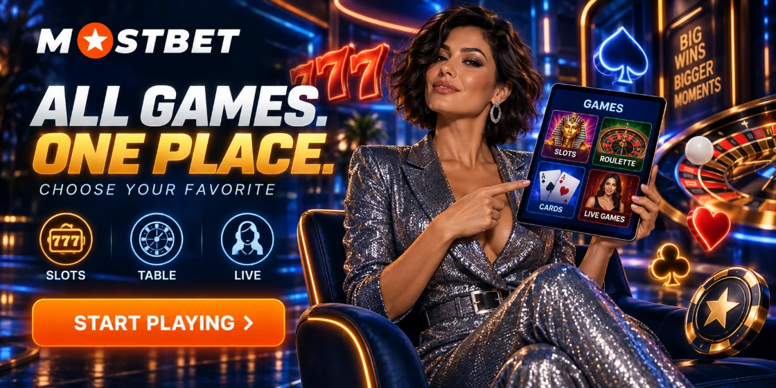 Mostbet Casino gry kasynowe: katalog, filtry i wybór tytułów