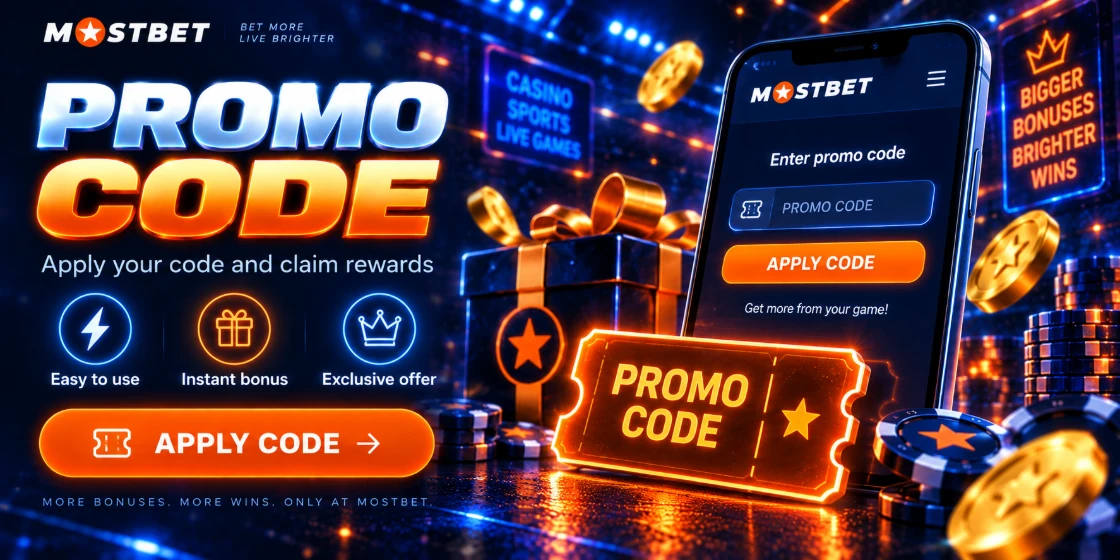 Mostbet Casino promo code: gdzie wpisać kod i jak sprawdzić bonus